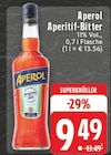 Aperitif-Bitter im Angebot bei E center in Essen Aperitif-Bitter Angebote von Aperol bei E center Essen für 9,49 €