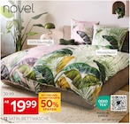 Satin-Bettwäsche-Garnitur „Jungle Paradise“ ca. 135 x 200 und 80 x 80 cm von Novel im aktuellen XXXLutz Möbelhäuser Prospekt