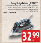 Dampfbügeleisen DX1531 Angebote von Rowenta bei E center Lünen für 32,99 €