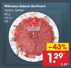 Salami-Sortiment im Netto Marken-Discount Prospekt Salami-Sortiment von Wiltmann im aktuellen Netto Marken-Discount Prospekt für 1,29 €