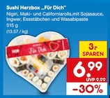 Aktuelles Sushi Herzbox 'Für Dich' Angebot bei Netto Marken-Discount in Bonn ab 6,99 €
