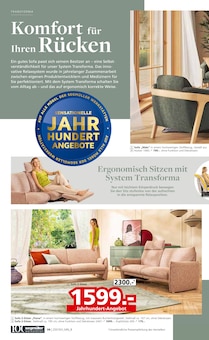 2-Sitzer Sofa Angebot im aktuellen Segmüller Prospekt auf Seite 4