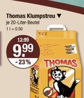 Thomas Klumpstreu Angebote von THOMAS bei V-Markt Memmingen für 9,99 €