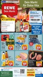 REWE Prospekt "Dein Markt" für Oer-Erkenschwick, 30 Seiten, 22.04.2024 - 27.04.2024