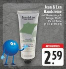 Handcreme Angebote von Jean & Len bei E center Herten für 2,59 €