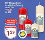 Aktuelles Stumpenkerze Angebot bei GLOBUS in Duisburg ab 1,29 €