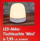 LED-Akku-Tischleuchte 'Mini' für 7,95 € bei BAUHAUS im Angebot LED-Akku-Tischleuchte 'Mini' im aktuellen BAUHAUS Prospekt