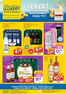 Energydrink im aktuellen Netto Marken-Discount Prospekt (Ratingen) Energydrink im Netto Marken-Discount Prospekt "DER ORT, AN DEM DU IMMER AUSGEZEICHNETE PREISE FINDEST." mit 2 Seiten (Ratingen)
