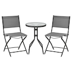 Outsunny Bistroset grau Stahl B/H/L: ca. 50x72x50 cm für 65,49 € bei POCO im Angebot Outsunny Bistroset grau Stahl B/H/L: ca. 50x72x50 cm im aktuellen POCO Prospekt