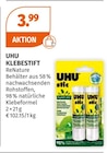 KLEBESTIFT im Angebot bei Müller in Ulm KLEBESTIFT Angebote von UHU bei Müller Ulm für 3,99 €