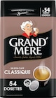 Dosettes de Café Classique - Grand'Mère - Intermarché Hyper Dosettes de Café Classique - Grand'Mère à 2,67 € dans le catalogue Intermarché Hyper