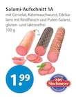 Aufschnitt im V-Markt Prospekt Salami-Aufschnitt 1A von Stockmeyer im aktuellen V-Markt Prospekt für 1,99 €