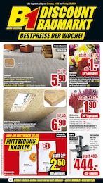 B1 Discount Baumarkt Prospekt für Iserlohn: "BESTPREISE DER WOCHE!", 8 Seiten, 14.09.2024 - 20.09.2024