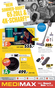 Aktueller MEDIMAX Prospekt "MEIN SOMMER-BODY? 65 ZOLL & 4K-SCHARF!" Aktueller MEDIMAX Prospekt