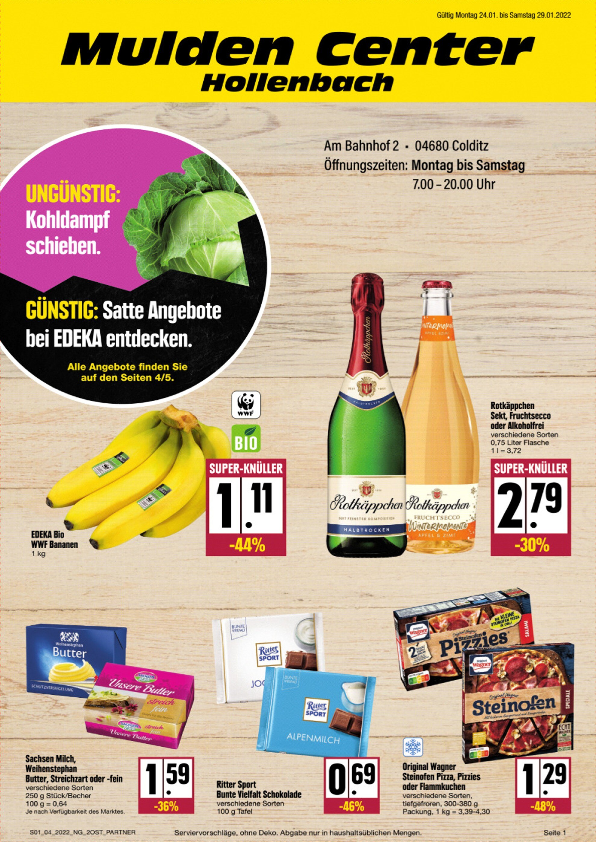 nah und gut Prospekt für Großbothen mit 8 Seiten nah und gut Prospekt für Großbothen: "Top Angebote!", 8 Seiten, 24.01.2022 - 29.01.2022