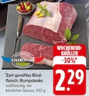 Zart gereiftes Rindfleisch: Rumpsteaks Angebote von Charoluxe bei EDEKA Bad Homburg für 2,29 €