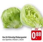 E center Bruchsal - Eisbergsalat Angebot im Prospekt Eisbergsalat bei E center im Bruchsal Prospekt für 0,88 €