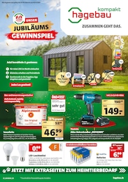 hagebau kompakt Prospekt für Strullendorf: "UNSER JUBILÄUMSGEWINNSPIEL", 12 Seiten, 28.09.2024 - 05.10.2024