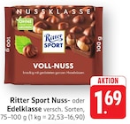 Nussklasse im Angebot bei EDEKA in Kirchheim Nussklasse Angebote von Ritter Sport bei EDEKA Kirchheim für 1,69 €