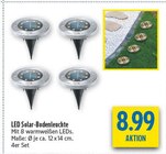 LED Solar-Bodenleuchte im diska Prospekt LED Solar-Bodenleuchte von im aktuellen diska Prospekt für 8,99 €