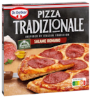Pizza Tradizionale Salame Romana oder Die Ofenfrische Vier Käse Angebote von Dr. Oetker bei REWE Erftstadt für 2,22 €