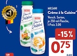 Crème à la Cuisine im ALDI SÜD Prospekt Crème à la Cuisine von MILSANI im aktuellen ALDI SÜD Prospekt für 0,75 €