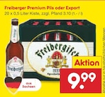 Premium Pils oder Export bei Netto Marken-Discount im Lommatzsch Prospekt für 9,99 €