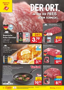 Fleisch im Netto Marken-Discount Prospekt "Aktuelle Angebote" mit 51 Seiten (Augsburg)