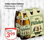 Helles Pülleken im Angebot bei GLOBUS in Trier Helles Pülleken Angebote von Veltins bei GLOBUS Trier für 3,99 €