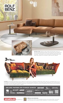 Couch im Segmüller Prospekt "Wohndesign - Inspirierende Ideen für Ihr Zuhause" mit 32 Seiten (Frankfurt (Main))