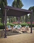 Pergola bioclimatique 3x3 Toscana en promo chez Carrefour Mérignac à 649,99 €