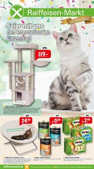 Katzenfutter im Raiffeisenmarkt Prospekt "Wir leben Nähe" mit 8 Seiten (Münster)