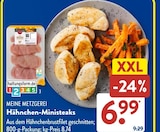 Hähnchen-Ministeaks von Meine Metzgerei im aktuellen ALDI SÜD Prospekt für 6,99 €