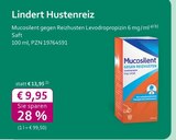 mea - meine apotheke - Mucosilent gegen Reizhusten Levodropropizin 6 mg/ml Saft Angebot im Prospekt Mucosilent gegen Reizhusten Levodropropizin 6 mg/ml Saft bei mea - meine apotheke im Prospekt "" für 9,95 €