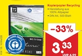 Netto Marken-Discount - Kopierpapier Recycling Angebot im Prospekt Kopierpapier Recycling bei Netto Marken-Discount im Prospekt "" für 3,33 €