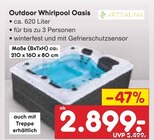 Outdoor Whirlpool Oasis Angebote von ARTSAUNA bei Netto Marken-Discount Esslingen für 2.899,00 €