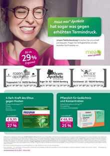 Aktueller mea - meine apotheke Prospekt