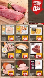 REWE Schweinefleisch im Prospekt 