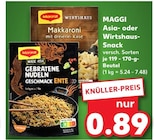 Aktuelle Nudeln Angebote bei Kaufland in Paderborn Aktuelles Asia- oder Wirtshaus- Snack Angebot bei Kaufland in Paderborn ab 0,89 €