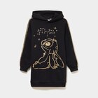Robe sweat manches à sequins Stitch noir fille à 22,99 € dans le catalogue La Halle