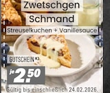 Streuselkuchen + Vanillesauce im Angebot bei Höffner in Münster Streuselkuchen + Vanillesauce Angebote bei Höffner Münster für 2,50 €