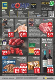 EDEKA Prospekt "Aktuelle Angebote" für Wesel, 26 Seiten, 17.08.2026 - 22.08.2026
