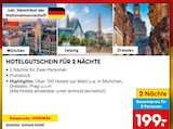 Hotelgutschein für 2 Nächte im Angebot bei Netto Marken-Discount in Nürnberg Hotelgutschein für 2 Nächte Angebote von Netto reisen bei Netto Marken-Discount Nürnberg für 199,00 €