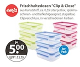 Frischhaltedosen Clip & Close von emsa im aktuellen V-Markt Prospekt für 5,00 €
