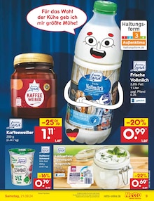 Milch im Netto Marken-Discount Prospekt "Aktuelle Angebote" mit 57 Seiten (Moers)