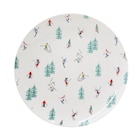 Assiette plate motif ski d26.5cm - B&M Assiette plate motif ski d26.5cm à 3,28 € dans le catalogue B&M