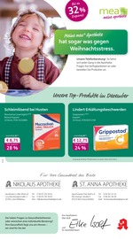 mea - meine apotheke Apotheken Prospekt der aktuellen Woche mit 4 Seiten, gültig von 01.12.2025 bis 31.12.2025, in Weiherhammer und Umgebung Aktueller mea - meine apotheke Apotheken Prospekt in Weiherhammer und Umgebung, "Unsere Dezember-Angebote" mit 4 Seiten, 01.12.2025 - 31.12.2025