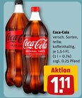 Coca-Cola Angebote bei REWE Butzbach für 1,11 €