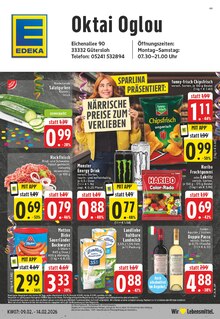 EDEKA Prospekt der Woche "Aktuelle Angebote" Seite 1, 09.02.2026 bis 14.02.2026 für Gütersloh Aktueller EDEKA Prospekt "Aktuelle Angebote" Seite 1 von 26 Seiten für Gütersloh