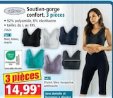Soutien-gorge confort, 3 pièces - ELLENOR en promo chez Norma Strasbourg à 14,99 €